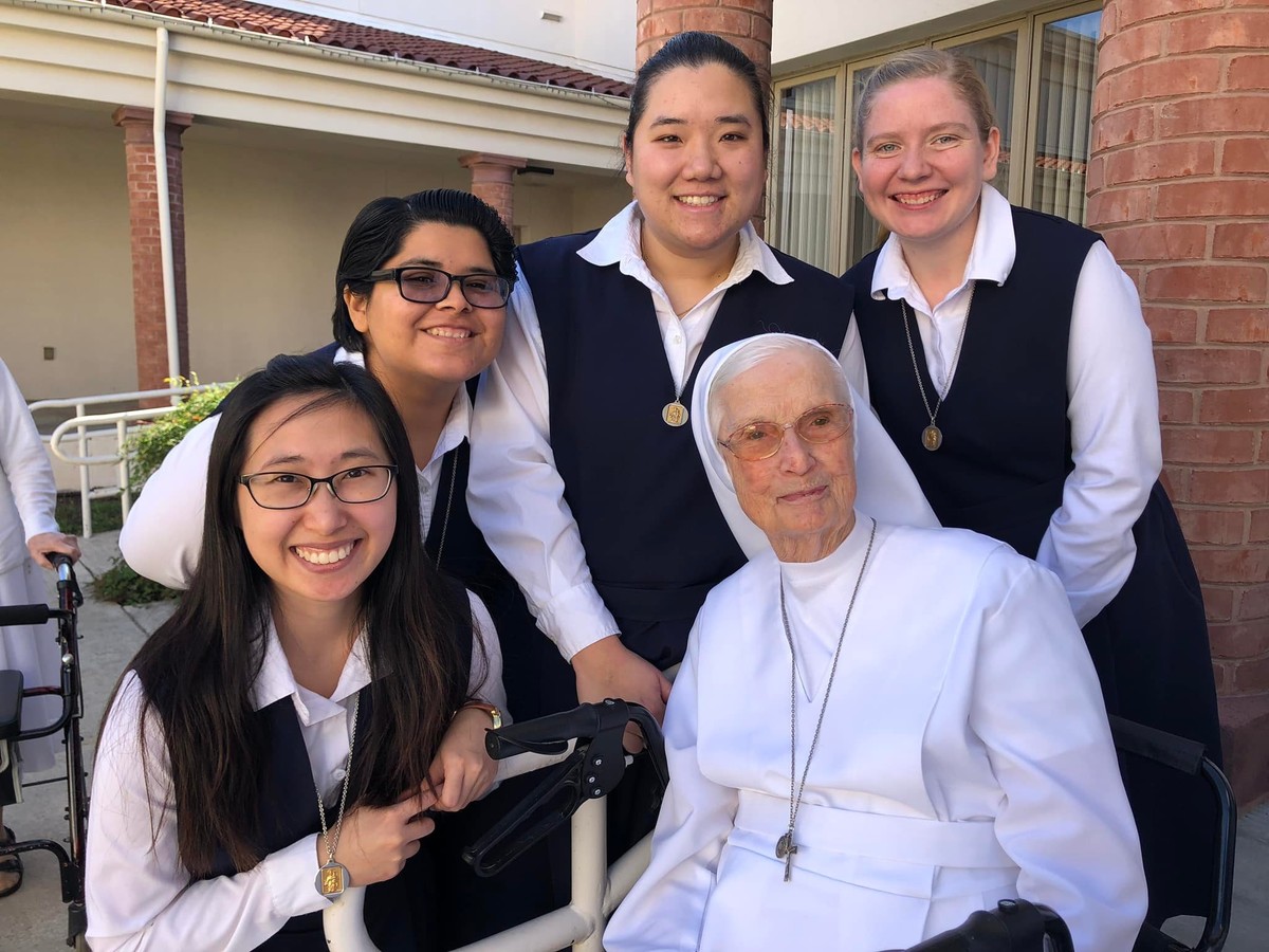 Sr. Rita With Postulants