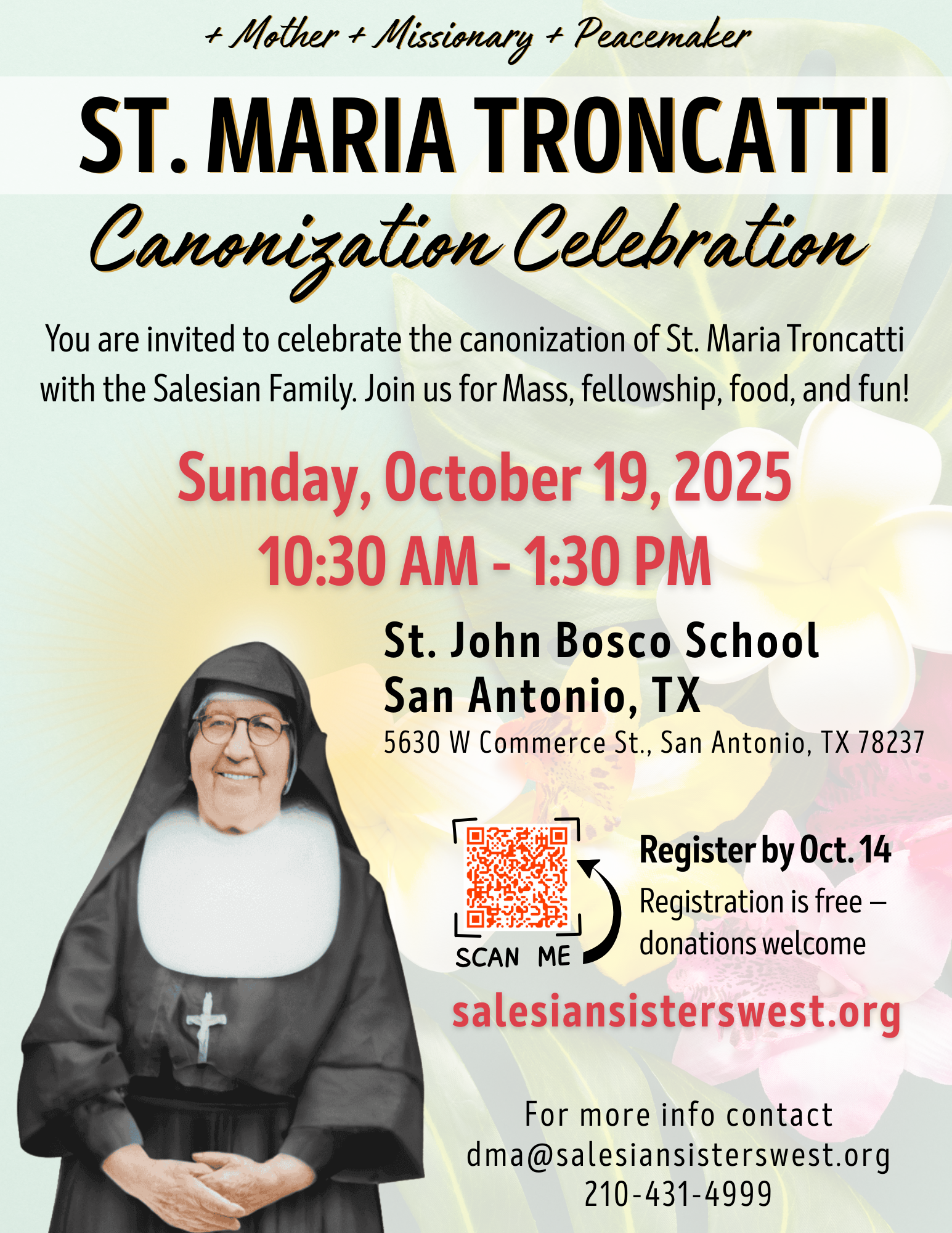 Event Flyer Maria Troncatti