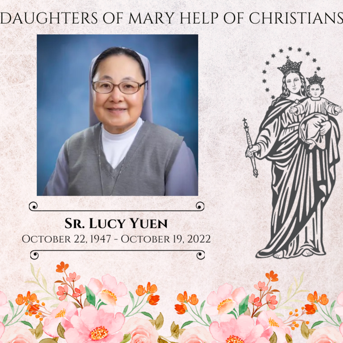 Sr. Lucy Yuen