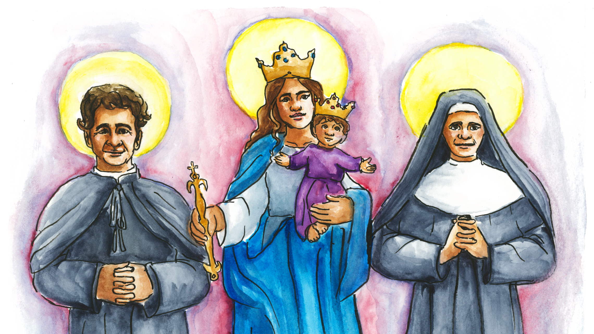 Salesian Founders And Mary Help Of Christians Artwork 3