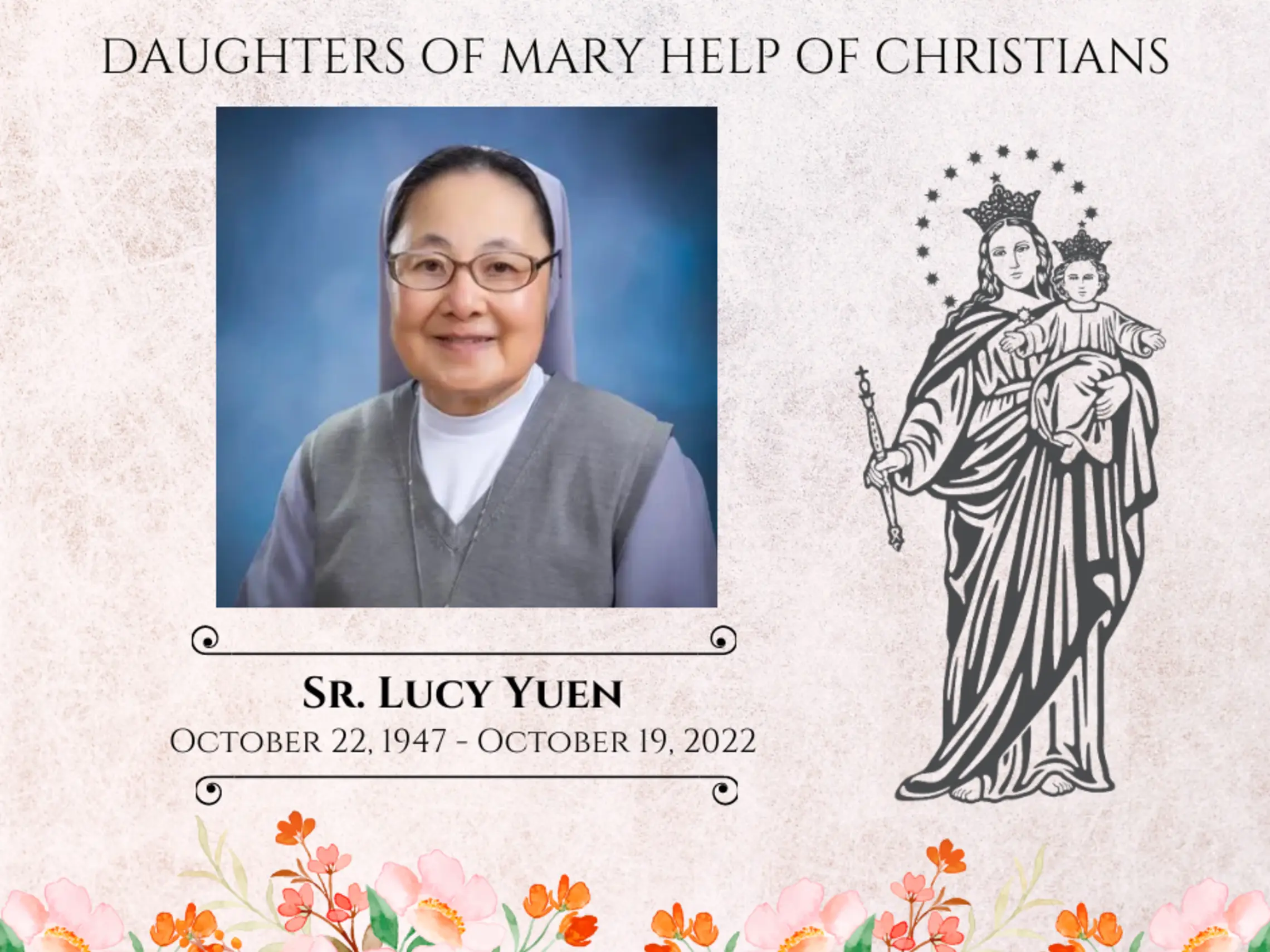 Sr. Lucy Yuen